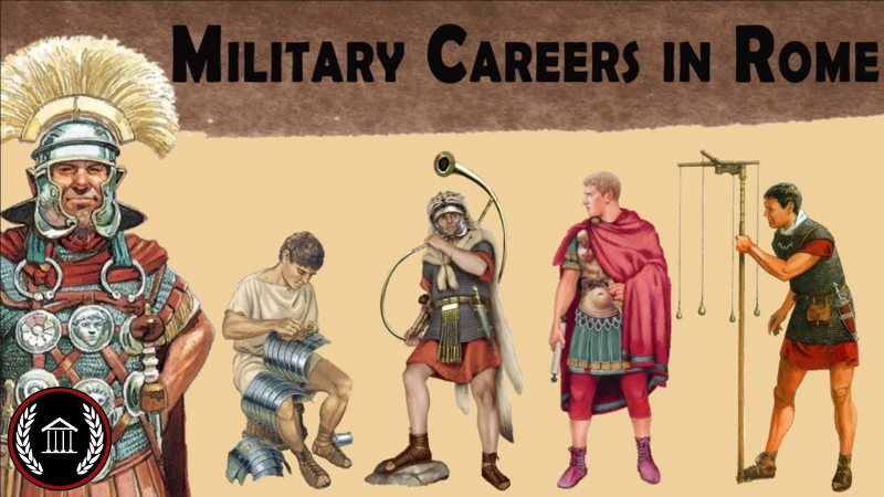 Militära yrken i medletida rom. Soldater.
